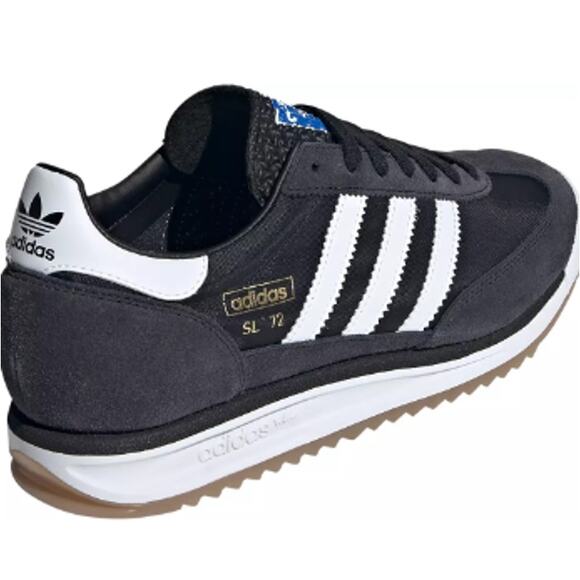 NEW ADIDAS ORIGINALS SL 72 RS Sneakers M12 JI1282 Black/White - Picture 2 of 5